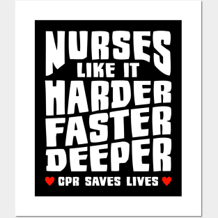 Carer Caregiver Nurse Profession CPR Posters and Art